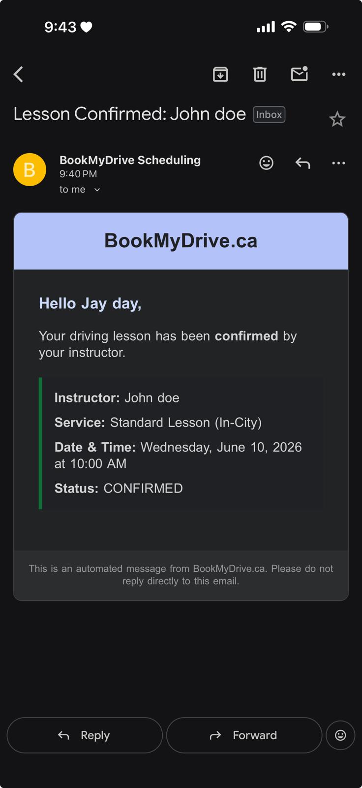Student App View 3